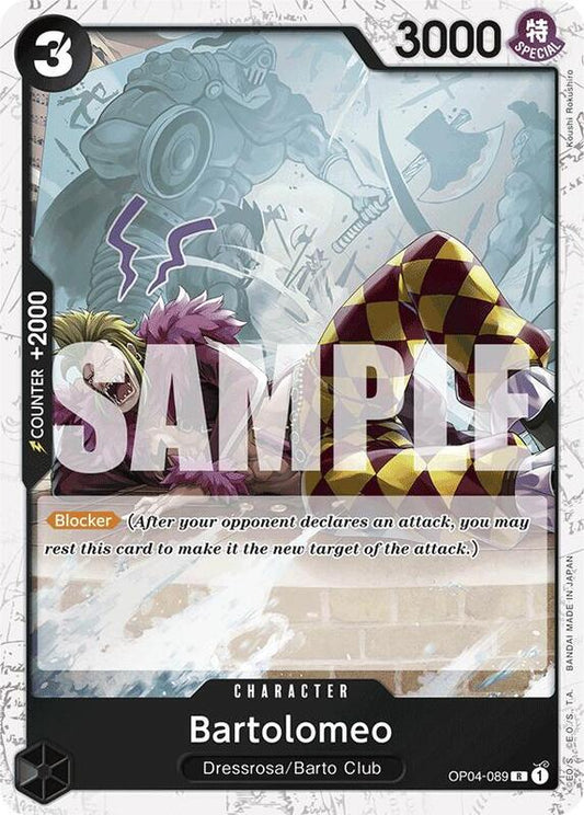 Bartolomeo (OP04-089) (Jolly Roger Foil) PRB01