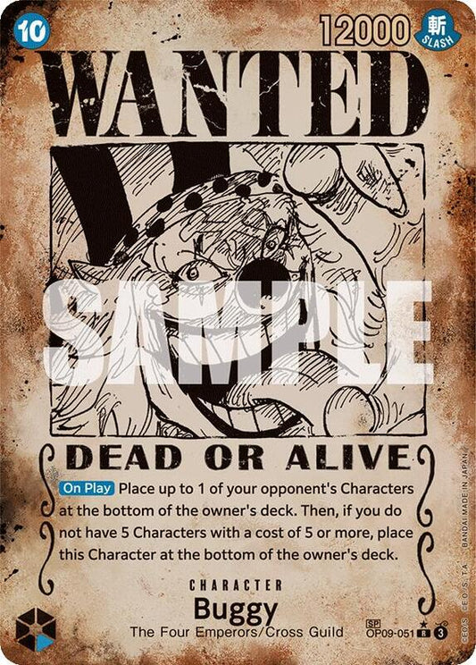 Buggy OP09-051 R (Wanted Poster)