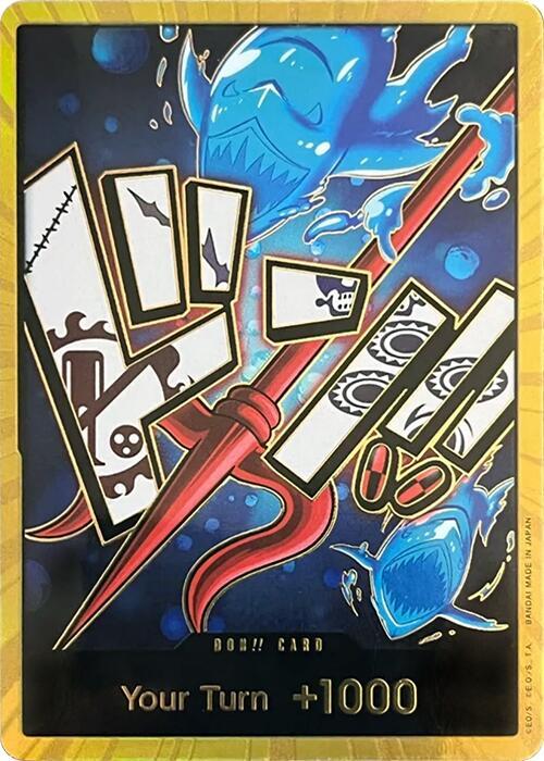 DON!! Card (Hody Jones) (Gold) PRB01