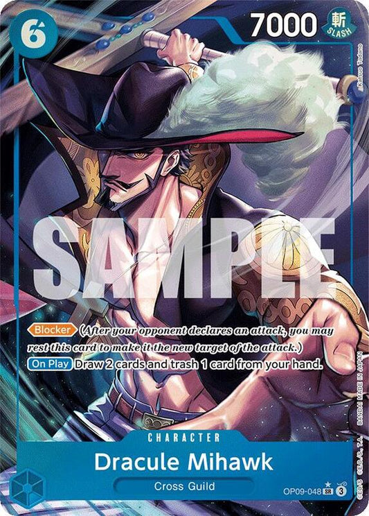Dracule Mihawk OP09-048 SR (Parallel)