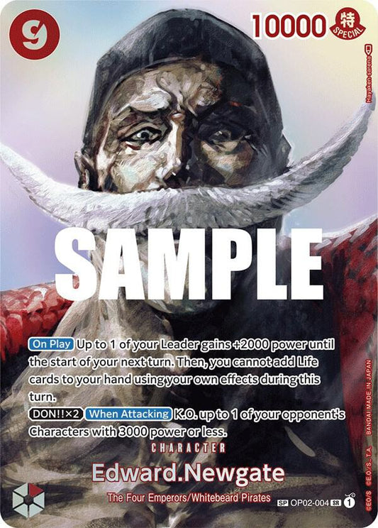 Edward Newgate OP04-OP02-004 SR (SP)