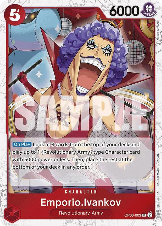 Emporio.Ivankov (OP06-003) (Jolly Roger Foil) PRB01