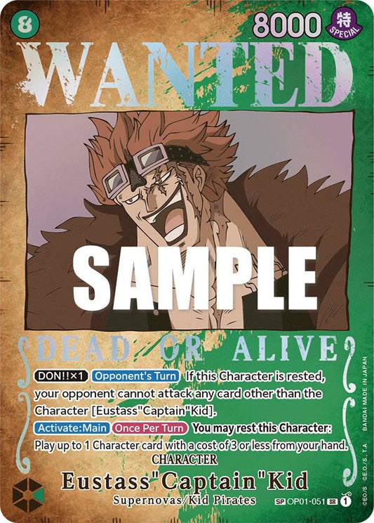 Eustass Capt. Kid (OP03-OP01-051) (Wanted Poster) (SP)
