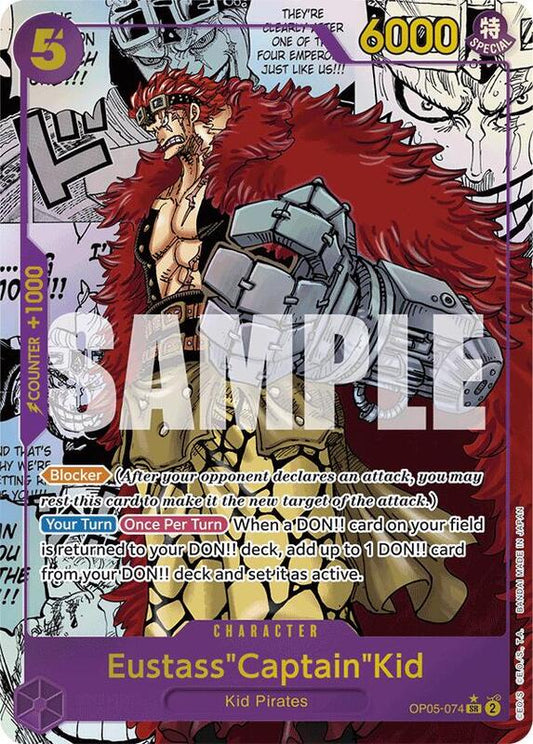 Eustass Captain Kid (OP05-074) (Manga) (Reprint) PRB01