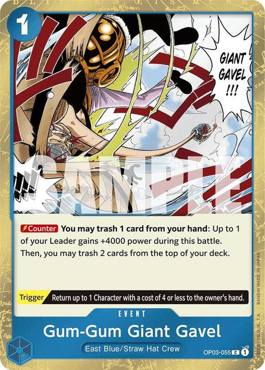 Gum-Gum Giant Gavel (OP03-055) (Reprint) PRB01