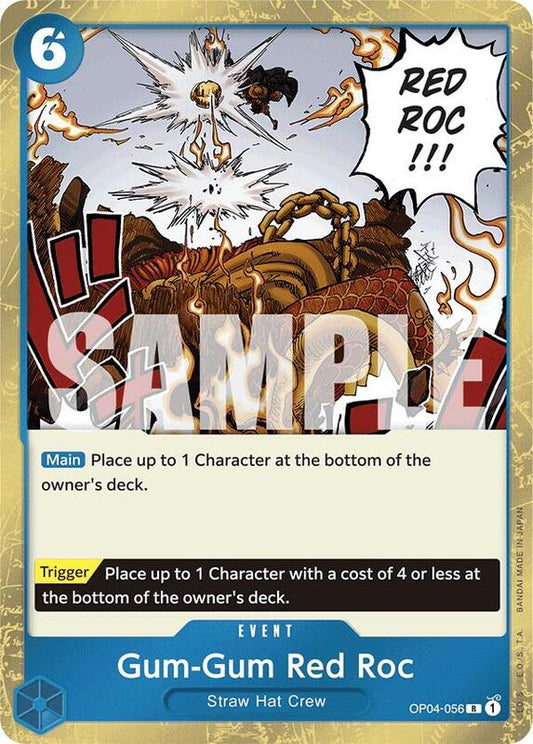 Gum-Gum Red Roc (OP04-056) (Reprint) PRB01