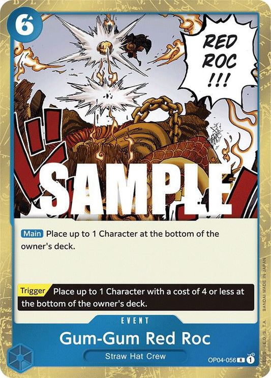 Gum-Gum Red Roc OP04-056 R