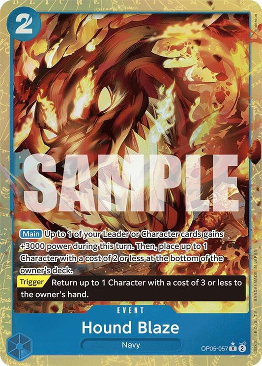 Hound Blaze (OP05-057) (Alt. Art) PRB01
