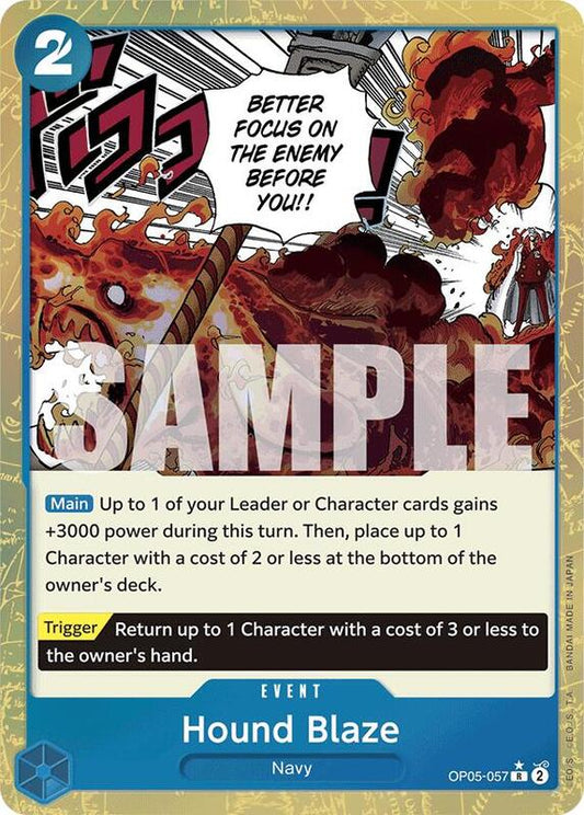 Hound Blaze (OP05-057)  (Textured Foil) PRB01