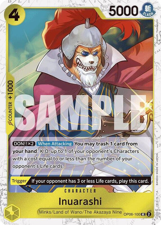 Inuarashi (OP06-100) (Jolly Roger Foil) PRB01