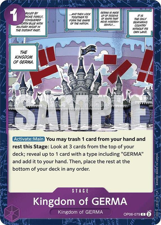 Kingdom of GERMA (OP06-079) (Jolly Roger Foil) PRB01