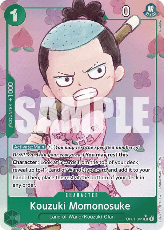 Kouzuki Momonosuke (OP01-041) (Parallel Alt.) PRB01