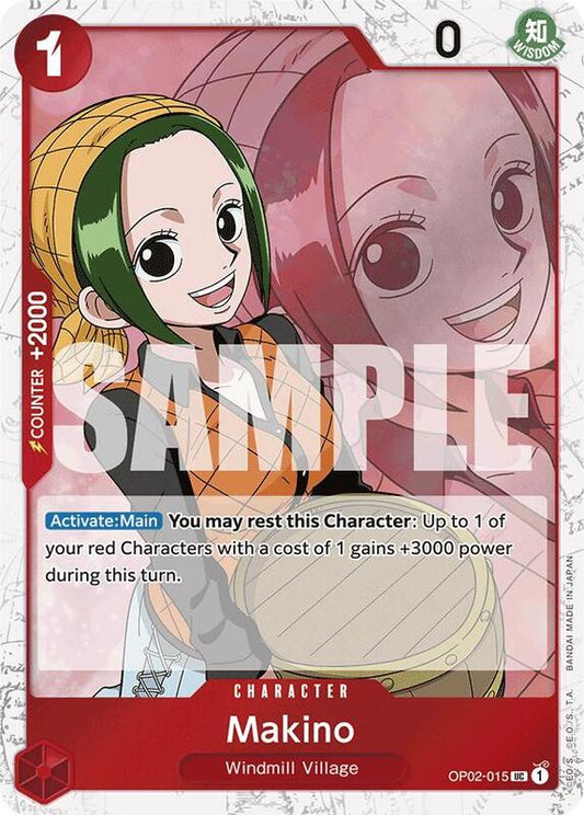 Makino (OP02-015) (Jolly Roger Foil) PRB01
