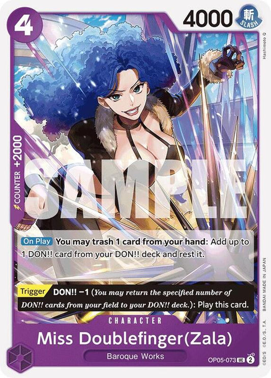 Miss Doublefinger(Zala) (OP05-073) (Reprint) PRB01