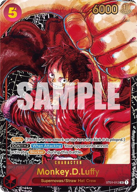 Monkey D. Luffy  OP05-ST01-012 SR