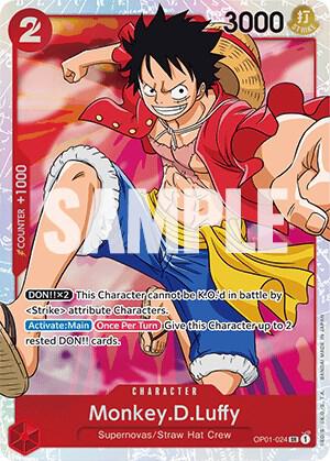 Monkey D. Luffy OP01-024 SR