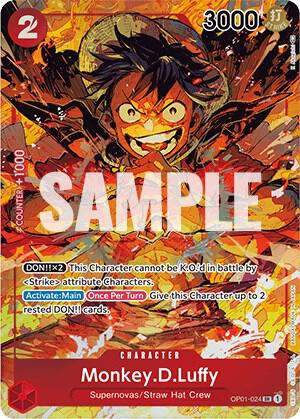 Monkey D. Luffy OP01-024 SR (Parallel)