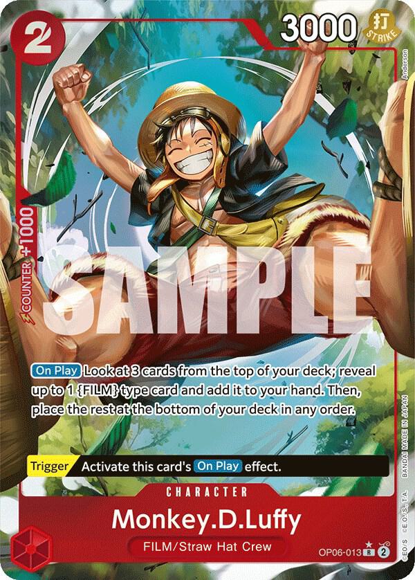 Monkey D. Luffy OP06-013 R (Parallel)
