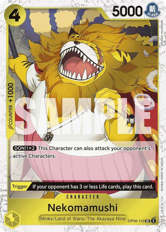 Nekomamushi (OP06-110) (Jolly Roger Foil) PRB01