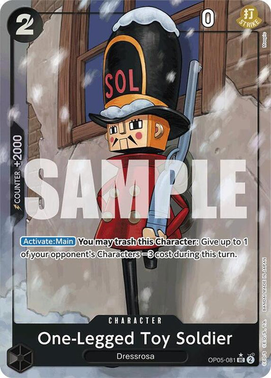 One-Legged Toy Soldier (OP05-081) (Full Art) PRB01