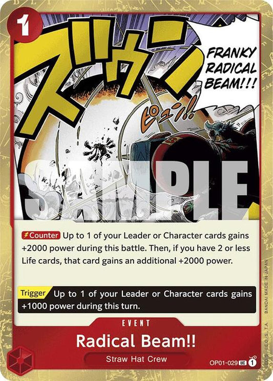 Radical Beam!! (OP01-029) (Jolly Roger Foil) PRB01