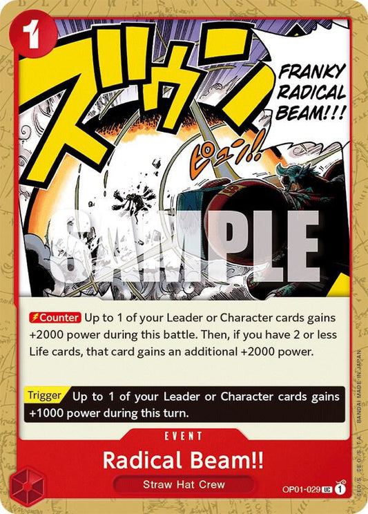 Radical Beam!! OP01-029 UC