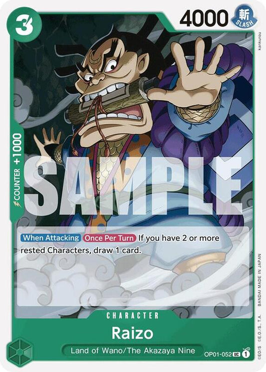 Raizo (OP01-052) (Reprint) PRB01