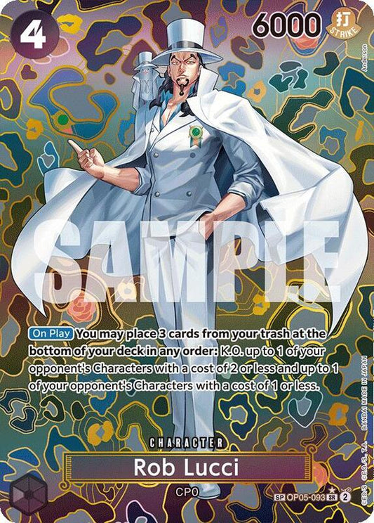 Rob Lucci OP09-OP05-093 SR (Alt. Art) (SP)