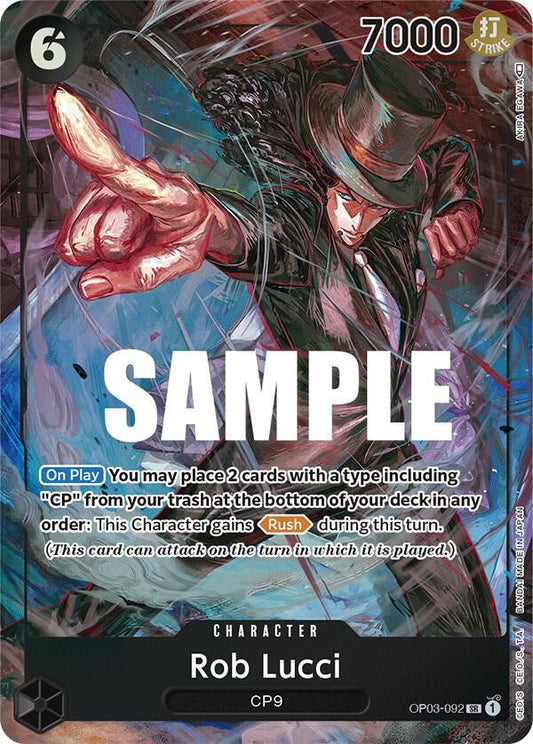 Rob Lucci OP03-092 SR (Parallel)