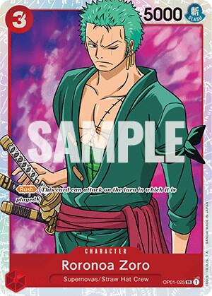 Roronoa Zorro OP01-025 SR