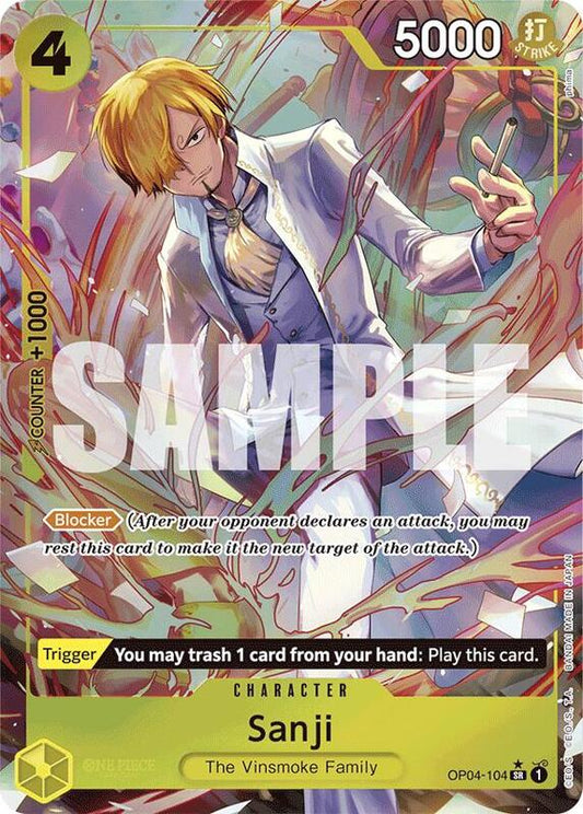 Sanji (OP04-104) (Parallel Alt.) PRB01