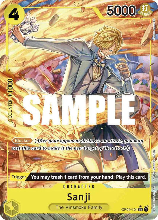Sanji OP04-104 SR (Parallel)