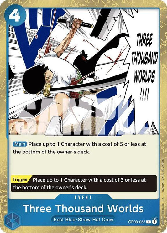 Three Thousand Worlds (OP03-057) (Jolly Roger Foil) PRB01