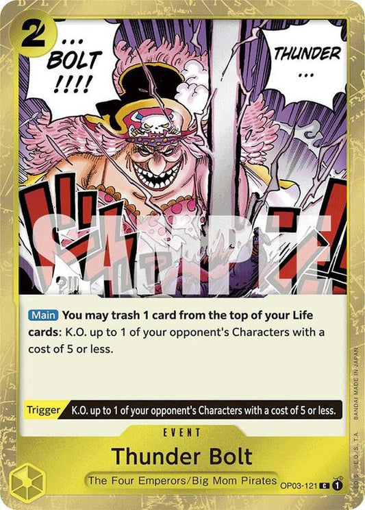 Thunder Bolt (OP03-121) (Jolly Roger Foil) PRB01