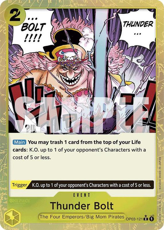 Thunder Bolt (OP03-121) (Textured Foil) PRB01
