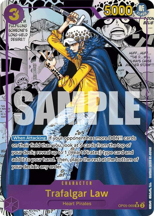 Trafalgar Law (OP05-069) (Parallel Manga) (Reprint) PRB01