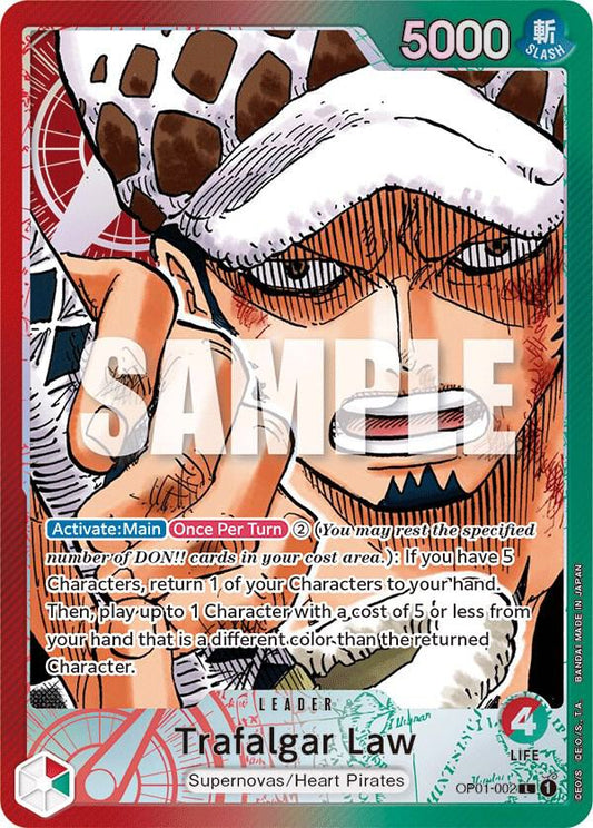 Trafalgar Law OP01-002 L (Parallel)