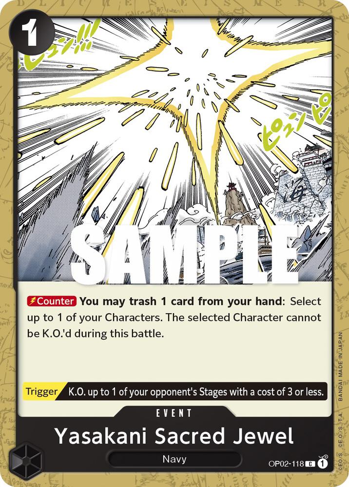 Yasakani Sacred Jewel OP02-118 C